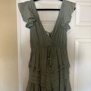 Green Impeccable Pig Mini Dress